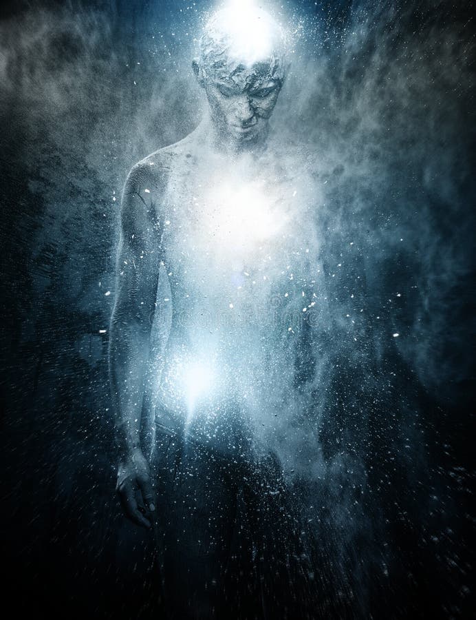Man with body art stock image Man with body art stock image