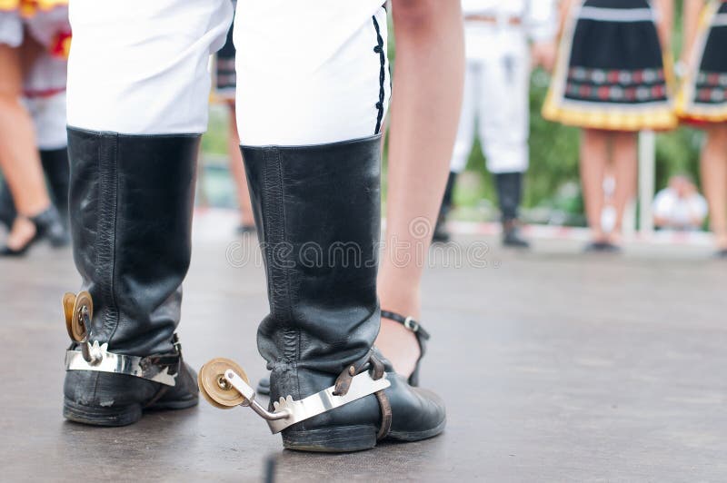 Man boot of Slovak folk dance