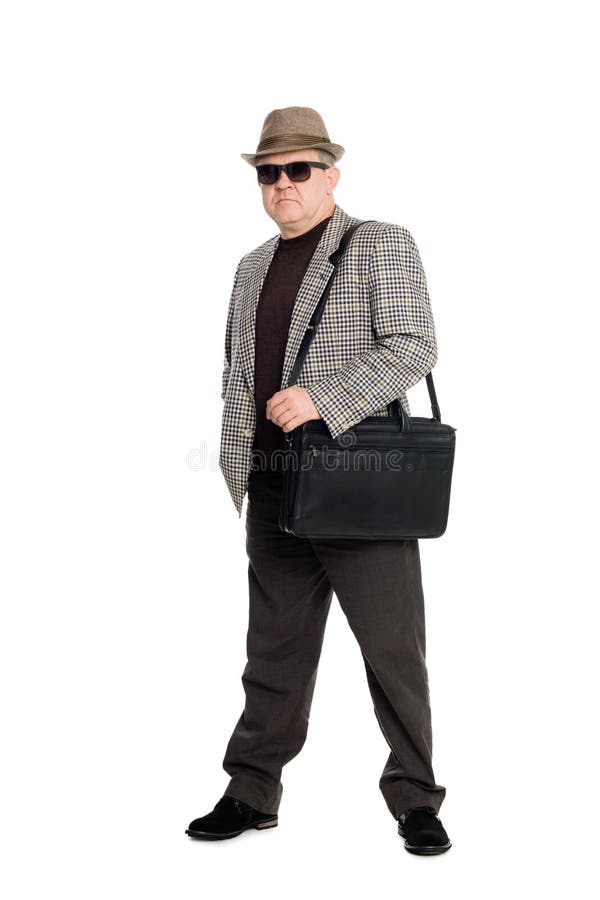 Man with a briefcase. stock image. Image of fashion, jacket 22451087