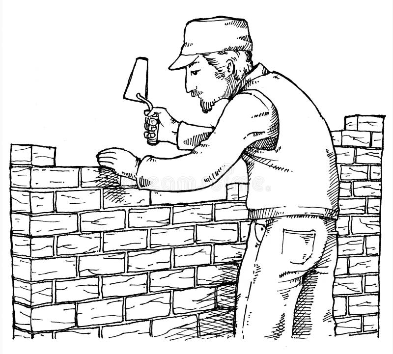 Man Building Wall Stock Illustrations – 5,359 Man Building Wall Stock  Illustrations, Vectors & Clipart - Dreamstime