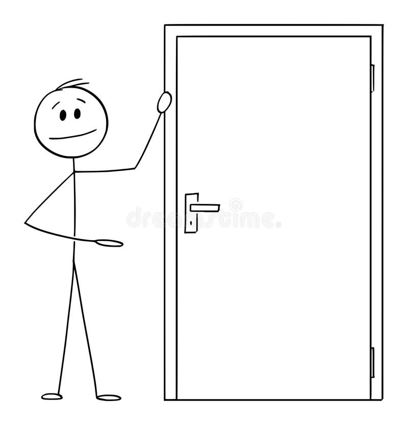 Door Stick Figure Stock Illustrations – 353 Door Stick Figure Stock  Illustrations, Vectors & Clipart - Dreamstime