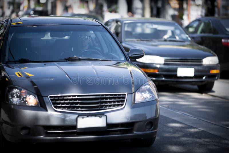 Man in car