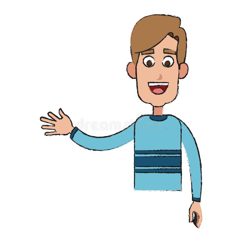 Man cartoon icon stock illustration. Illustration of male - 89055307