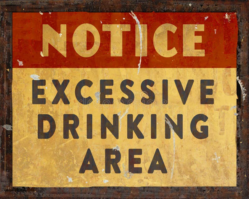 Man Cave Drinking Notice Sign Retro Vintage royalty free stock image Man Cave Drinking Notice Sign Retro Vintage royalty free stock image