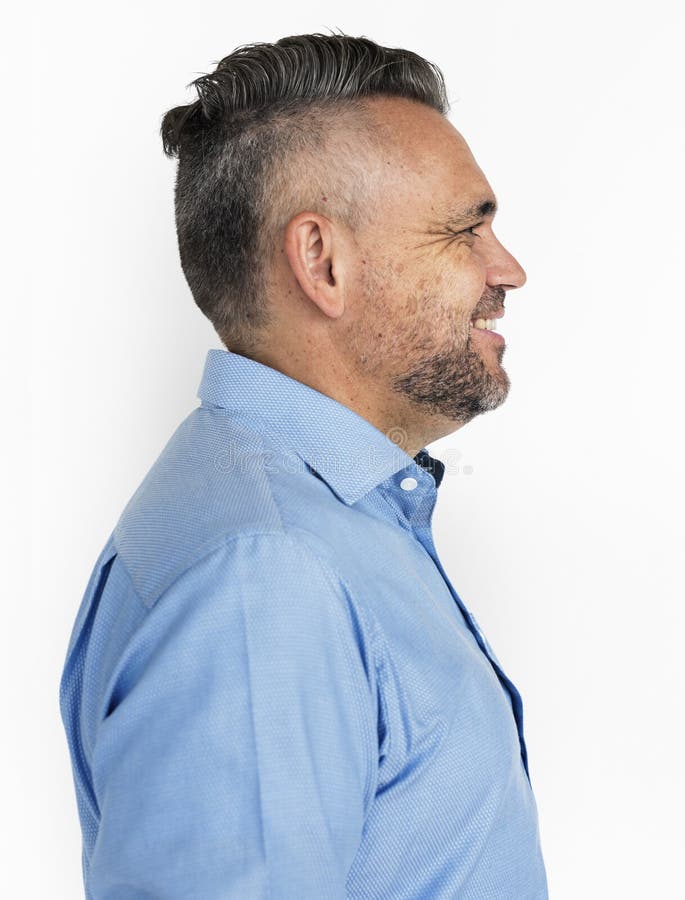 Man Cheerful Smiling Portrait Concept royalty free stock photo