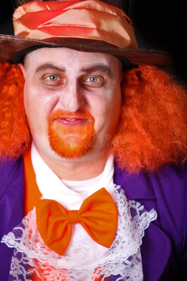 Man in costume stock photo. Image of beard, hair, hatter 40864318