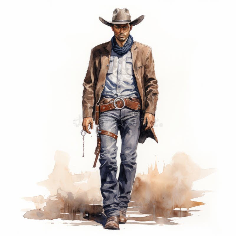 man in cowboy suit from red dead redemption, march 2, 2012. the style is reminiscent of dustin nguyen, florian nicolle, and heather theurer, with symbolic elements and editorial illustrations. the high-resolution image has been digitally enhanced. ai generated. man in cowboy suit from red dead redemption, march 2, 2012. the style is reminiscent of dustin nguyen, florian nicolle, and heather theurer, with symbolic elements and editorial illustrations. the high-resolution image has been digitally enhanced. ai generated