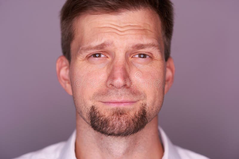 Man crying stock image. Image of emotional, negative 43185639