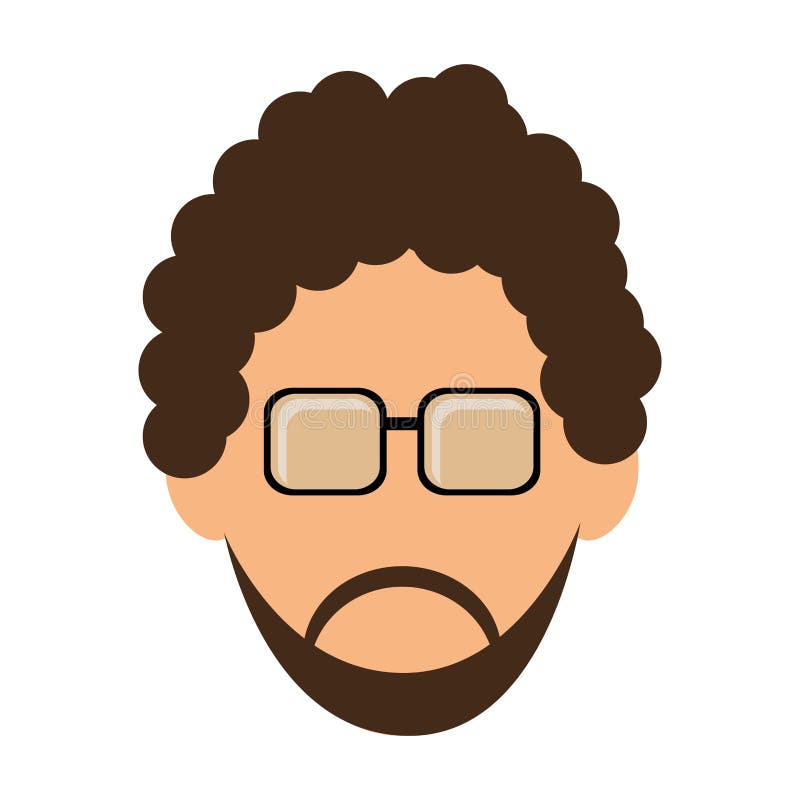 Man with Curly Hair and Beard Icon Stock Illustration - Illustration of portrait, face: 74100754 Man with Curly Hair and Beard Icon Stock Illustration - Illustration of portrait, face: 74100754