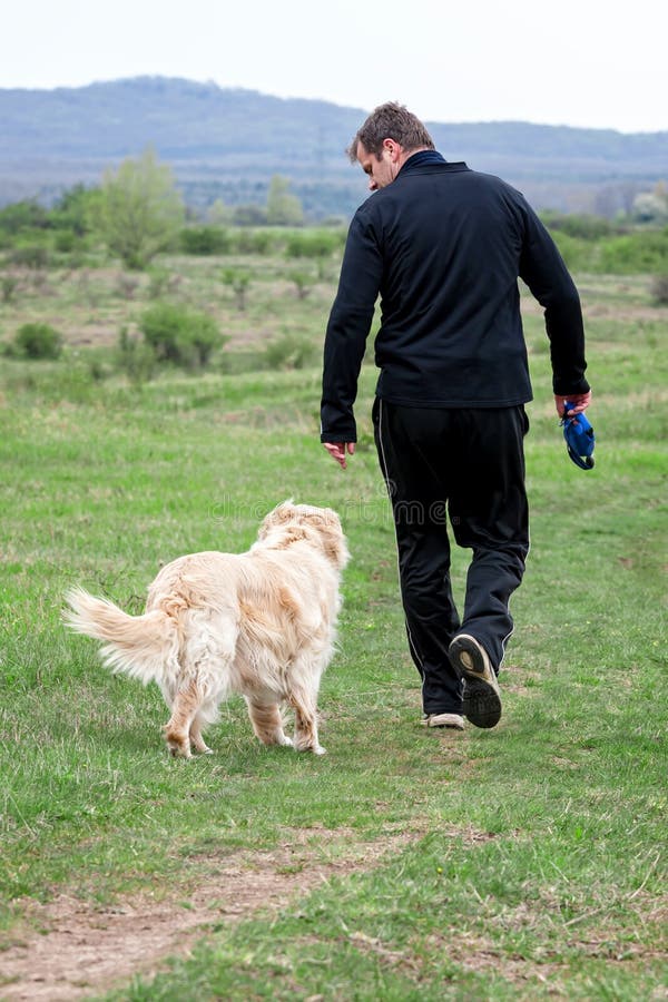 Man and dog