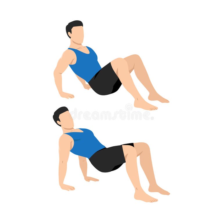 Dips Exercise Stock Illustrations 140 Dips Exercise Stock