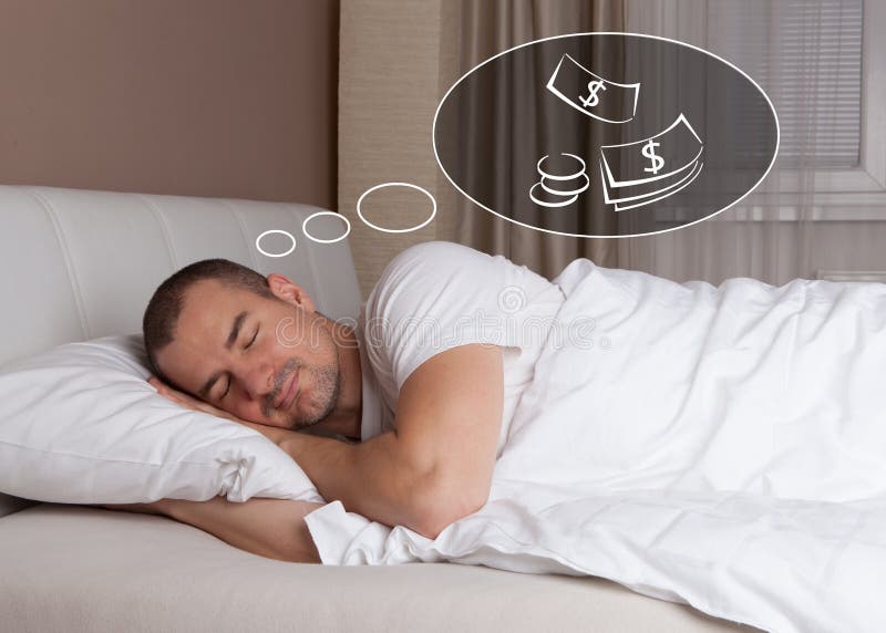 Dreaming about money stock image. Image of chair, businesspeople - 38379483
