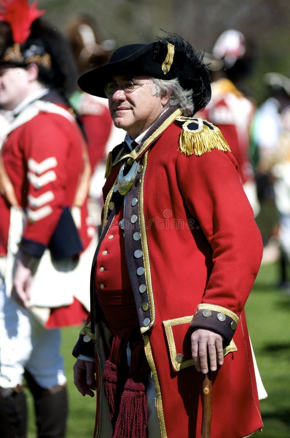 Man Dressed As British Redcoat Editorial Image - Image of redcoat ...