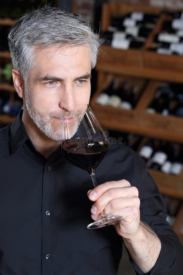 Man drinking wine stock photo. Image of afternoon, testing 94070078