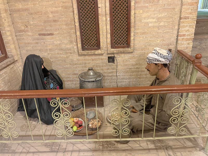 A Man Eating Breakfast at the Seller of Beans and Bread Editorial Photo
