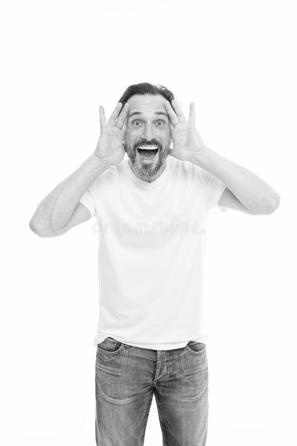 Man excited screaming to you. Mature charismatic speaker excited to inform. Public talk. Oratory concept. Can you hear royalty free stock photo Man excited screaming to you. Mature charismatic speaker excited to inform. Public talk. Oratory concept. Can you hear royalty free stock photo