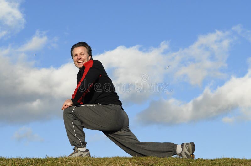 Man exercising