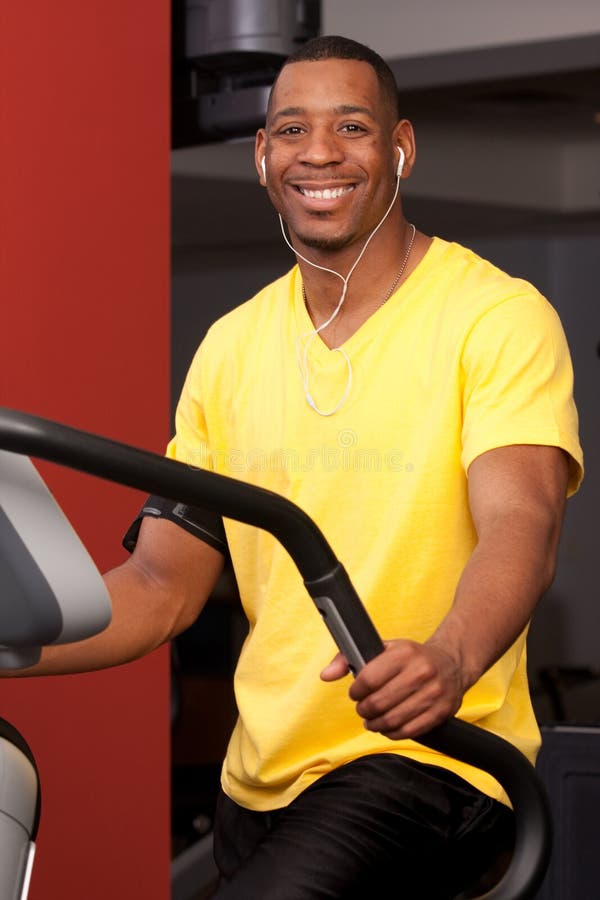 Man exercising stock photo