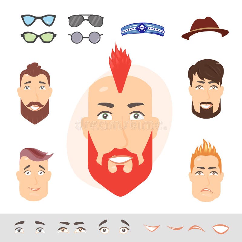 Man Constructor Elements Body Avatar Icon Creator. Royalty Free SVG,  Cliparts, Vectors, and Stock Illustration. Image 86915221.