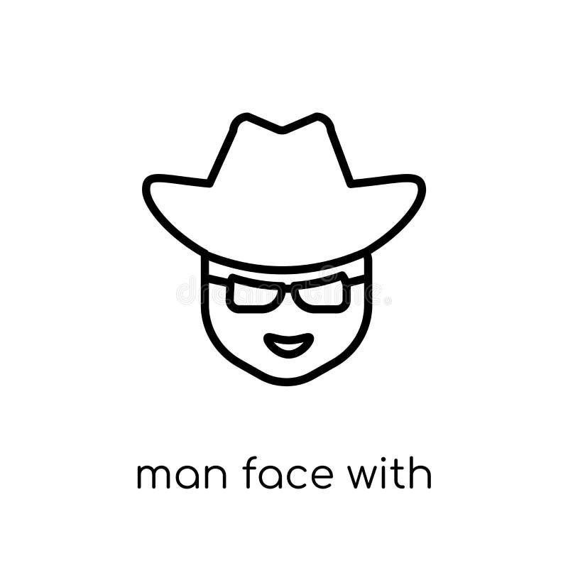 Bald Man Face with Beard and Sunglasses Icon. Trendy Modern Flat Stock Vector Illustration of