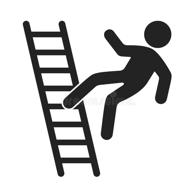 Premium Vector  Sign warning use handrail when going up and down stairs do  not jump steps risk of falling