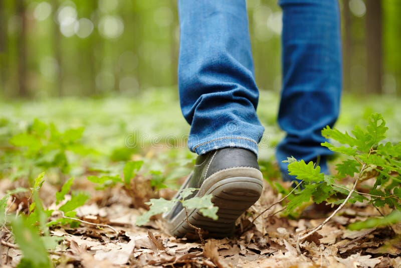 Man feet walking stock photo. Image of sport, hike, male 41890908
