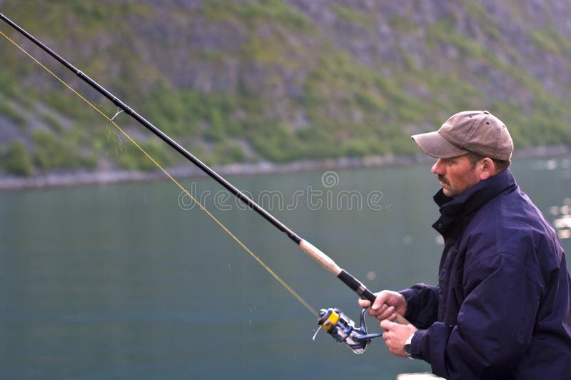Man fishing stock images Man fishing stock images