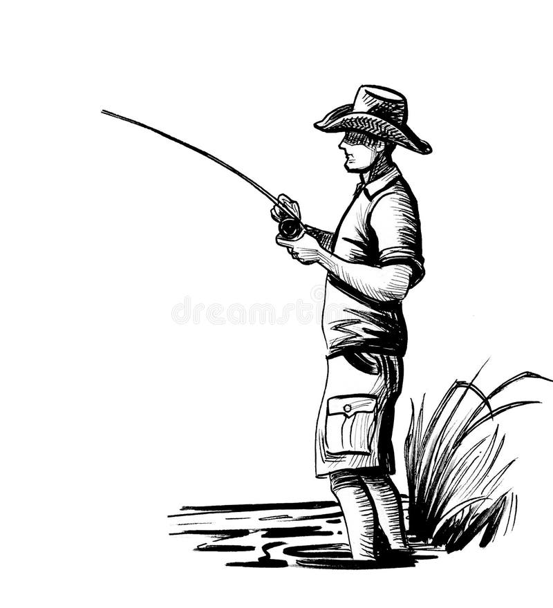 Boy Fishing Sketch Stock Illustrations – 174 Boy Fishing Sketch Stock  Illustrations, Vectors & Clipart - Dreamstime