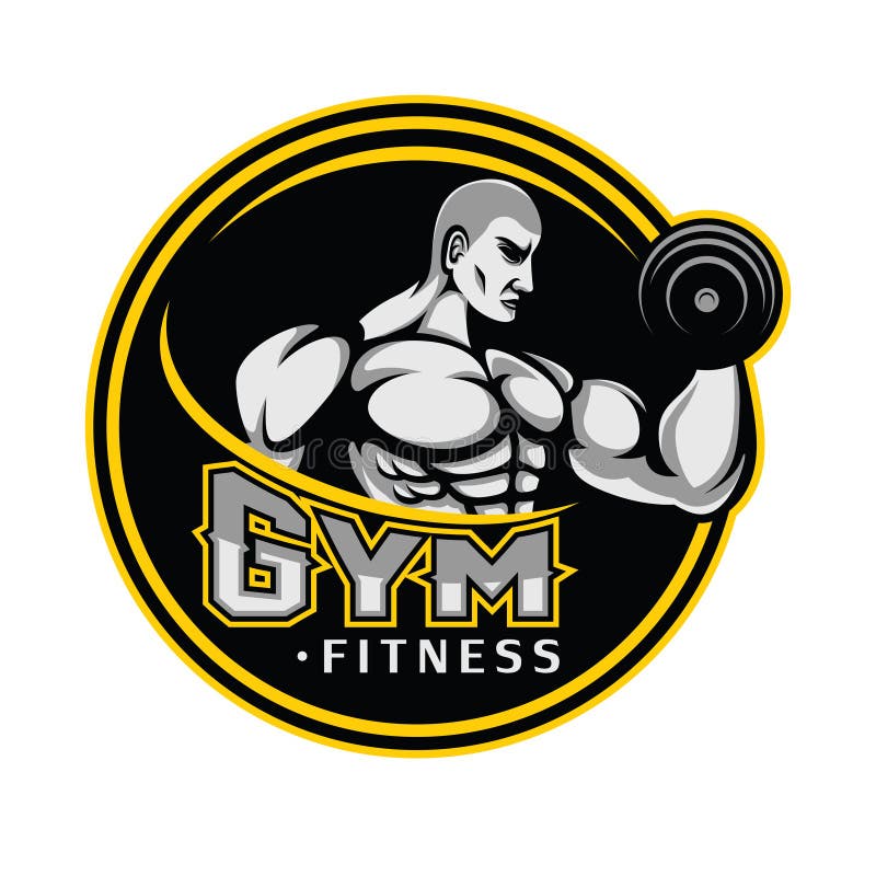 Fitness and Bodybuilding Logo Design Inspiration Vector Stock Vector ...