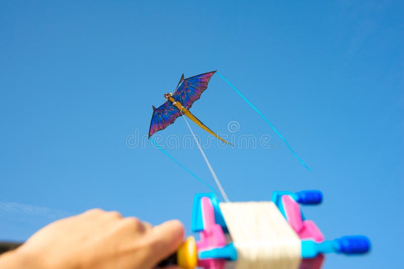 Man flying a kite