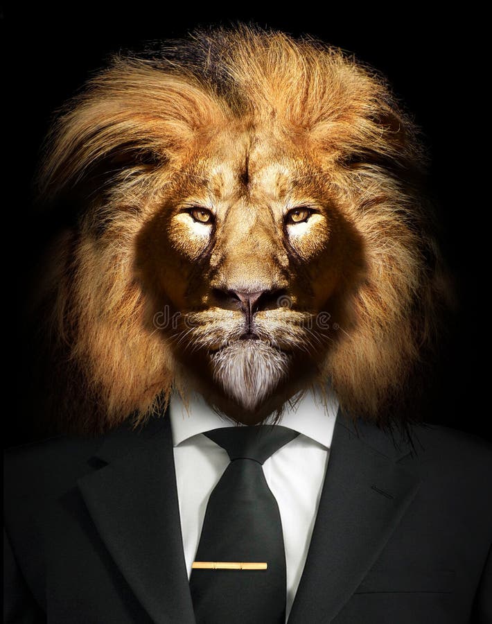 Man in the Form of a Lion with Suit and Tie , the Lion Person , Animal Face Isolated Stock Photo - Image of hunter, hair: 245248730 Man in the Form of a Lion with Suit and Tie , the Lion Person , Animal Face Isolated Stock Photo - Image of hunter, hair: 245248730