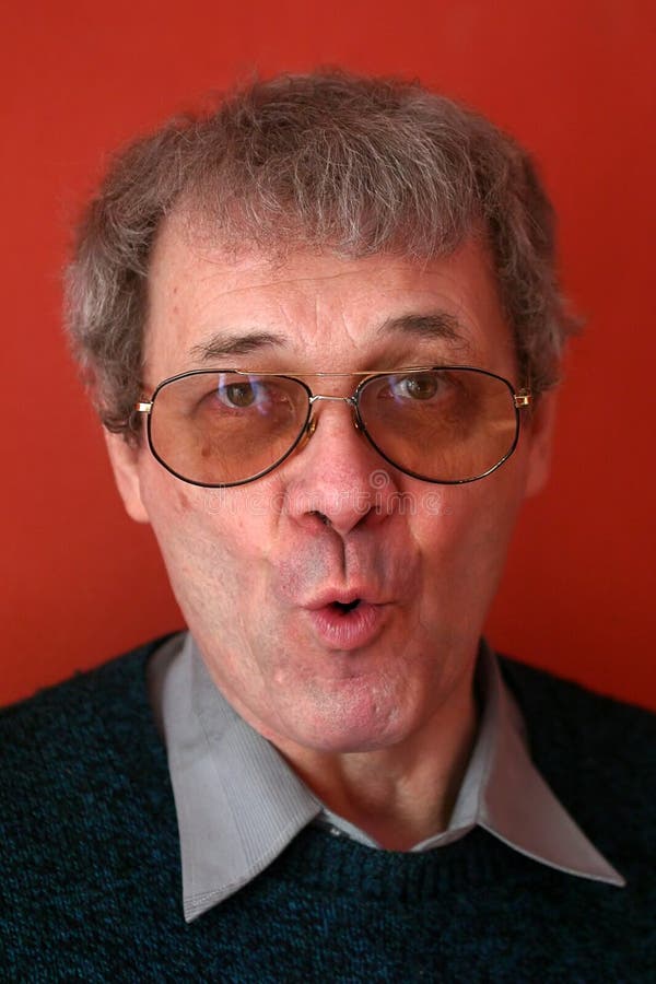 Man with funny face stock photos Man with funny face stock photos
