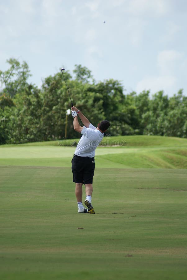 Man Golfing