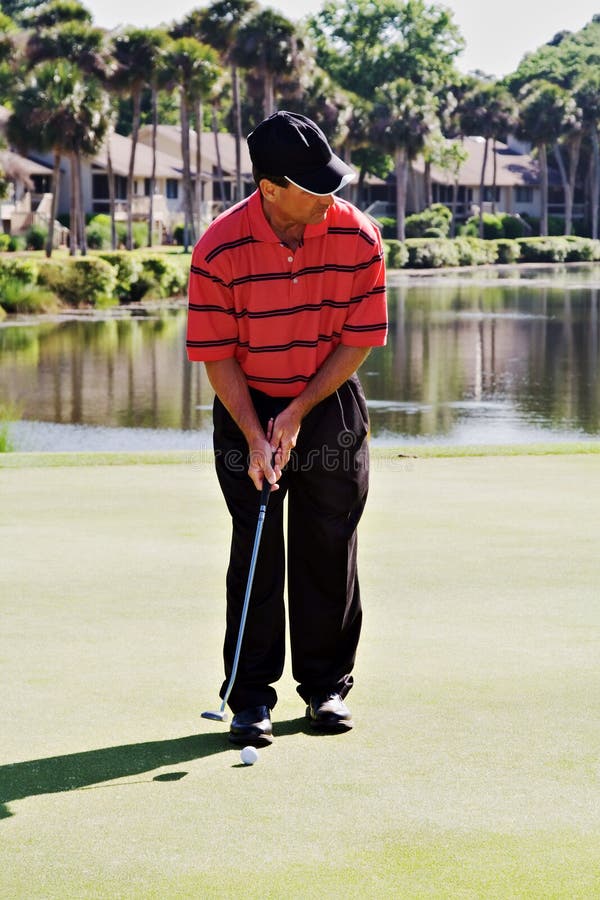 Man Golfing