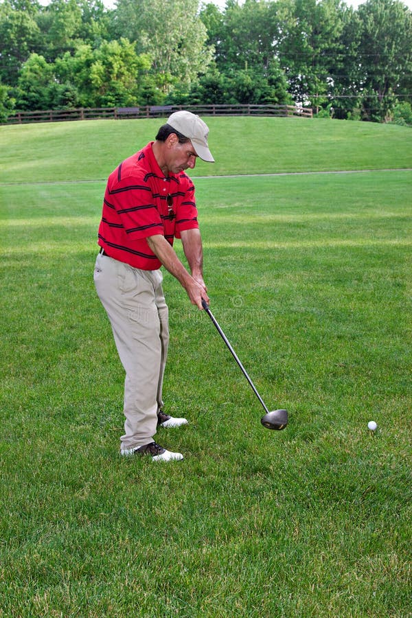 Man Golfing