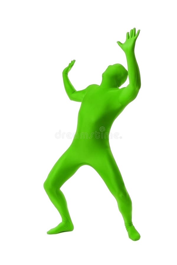 Lime Green VSVO Full Body Greenman Suit 