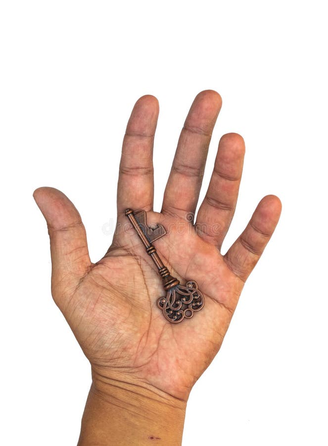 Man hand holding keys. stock image. Image of people 116803773