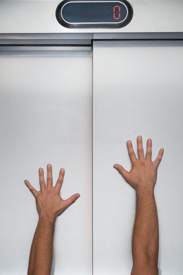 Closing elevator doors stock photo. Image of opening, elevator 2776182