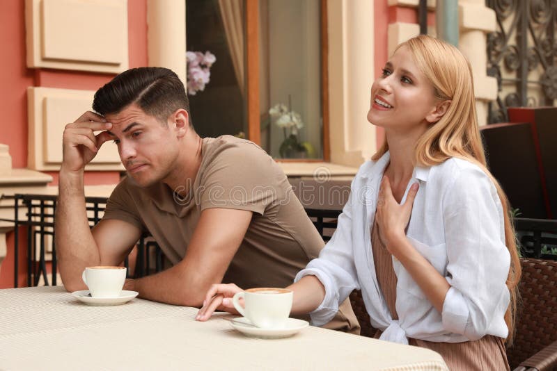 Boring Date. Excited Black Guy Playing Video Games and Ignoring Girlfriend  Next To Him Stock Image - Image of enjoy, conflict: 188745699