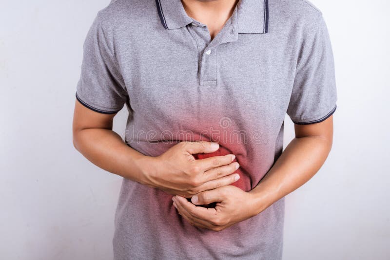 Man having painful stomach ache, enteritis. Health insurance concept stock photo Man having painful stomach ache, enteritis. Health insurance concept stock photo