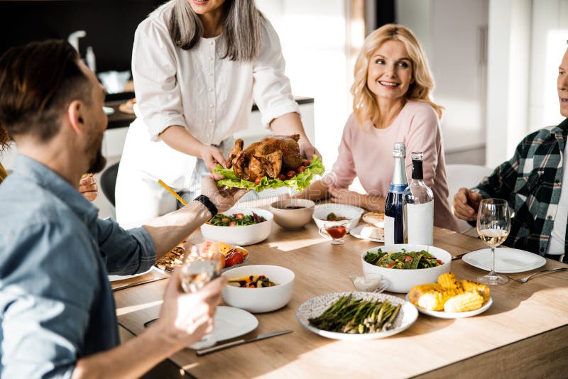 Man is Helping Woman To Set the Table Stock Photo - Image of lifestyle ...