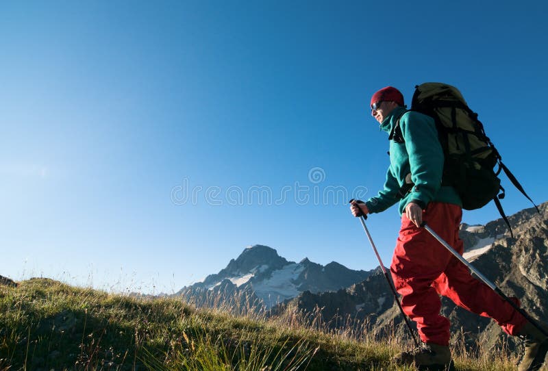 Man hiking