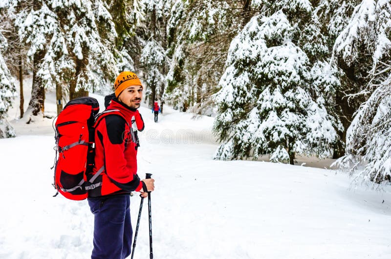 Man hiking