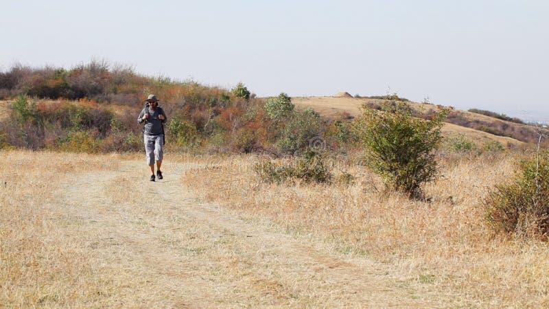 Man hiking outdoors