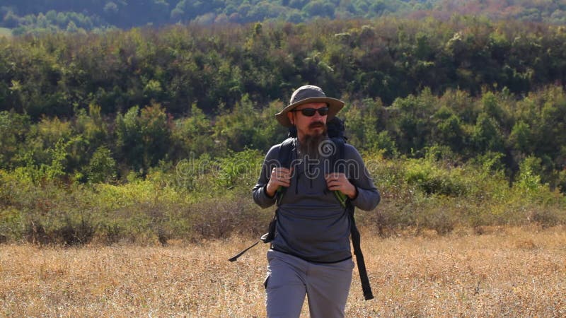 Man hiking outdoors