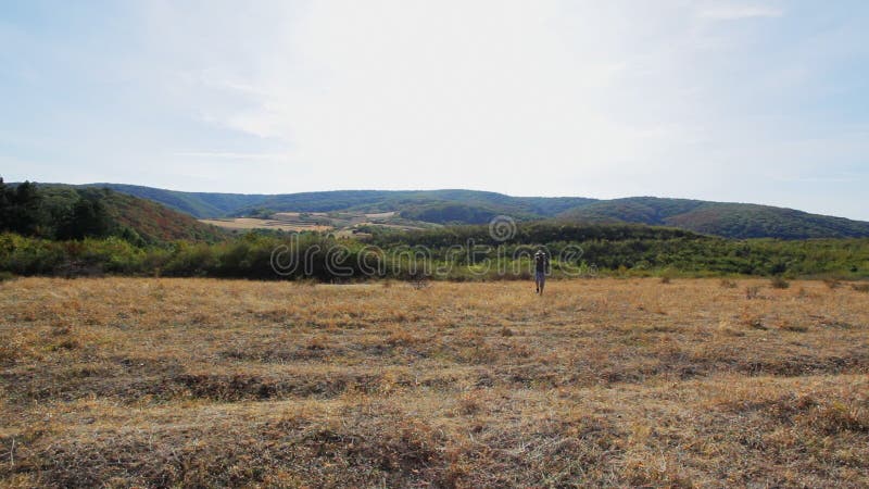 Man hiking outdoors