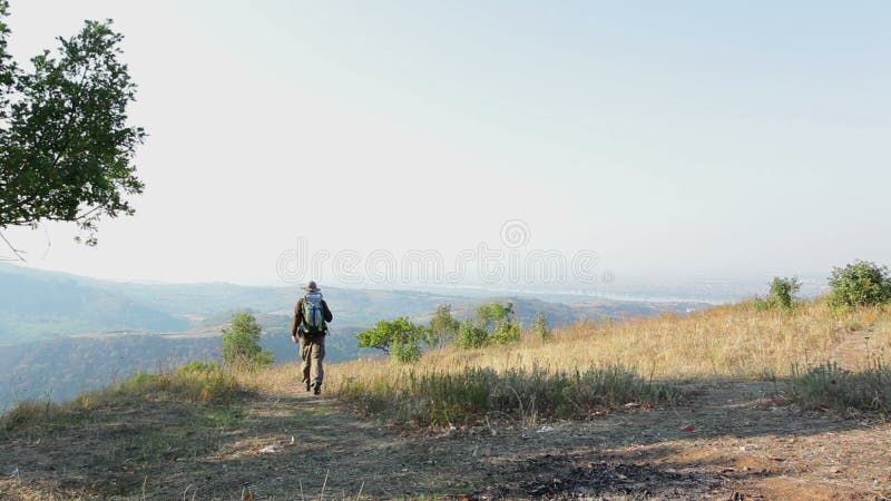 Man hiking outdoors