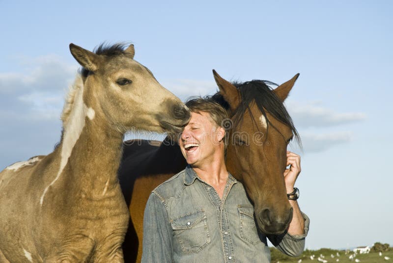 Man with his horses