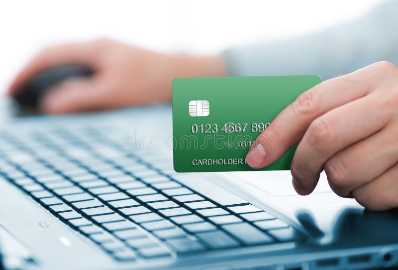 Credit Card Security Code For Online E-commerce Entry Stock Image - Image of entry, banks: 30530873