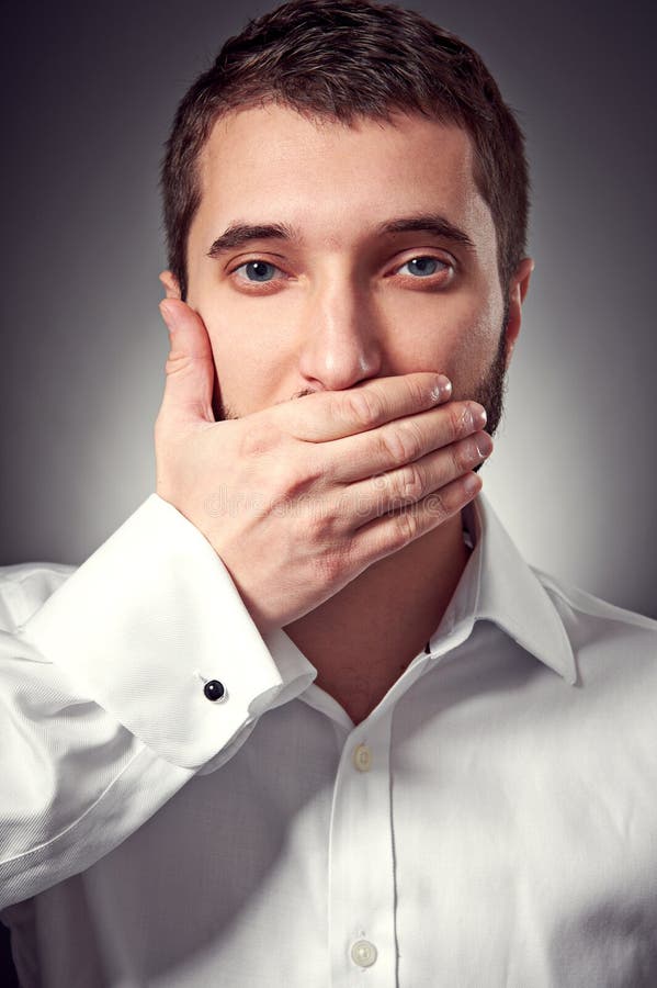 11+ Man hand over mouth Free Stock Photos StockFreeImages